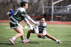 Yorktown players compete for the ball on March 22.